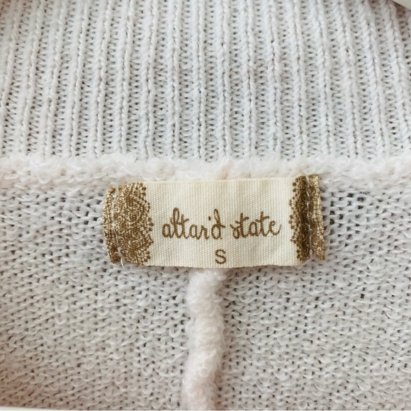 Altar'd State Pullover Sweater Light Pink Sz Small - Picture 7 of 8